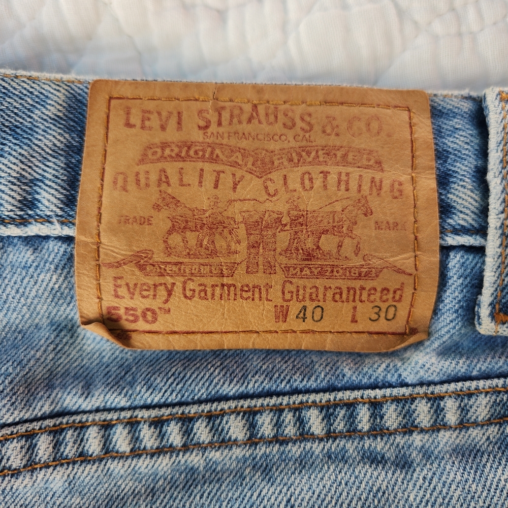 Levi's Classic Blue 550 Men's Jeans  40x30